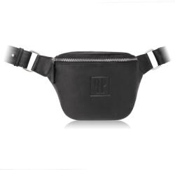 Paolo Peruzzi női bőr deréktáska Vintage T-97-HBL | fekete