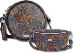 Paolo Peruzzi női bőr kézitáska készlet | színezett