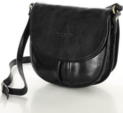 Marco Mazzini Bőr válltáska | fekete