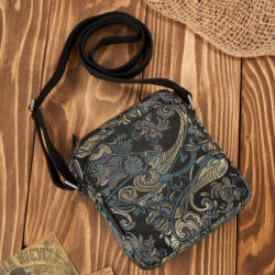 Paolo Peruzzi Női bőr kézitáska, női válltáska - ajándékkészlet | virágos