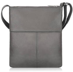 ABRUZZO Női bőr crossbody kézitáska ABR-49-GR | szürke