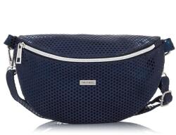 Paolo Peruzzi Női bőr deréktáska | sötétkék