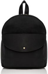 Paolo Peruzzi Női bőr hátizsák + pénztárca készlet VINTAGE | fekete