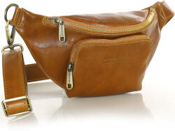 Marco Mazzini Handmade MARCO MAZZINI Bőr deréktáska Prémium pelle | camel