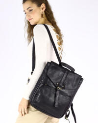 Marco Mazzini Handmade MARCO MAZZINI Női bőr hátizsák A4 | fekete