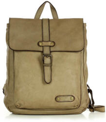 Marco Mazzini Női bőr hátizsák handmade | bézs cappuccino