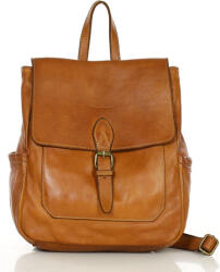 Marco Mazzini Bőr női hátizsák | barna camel