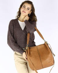 Marco Mazzini Handmade MARCO MAZZINI Bőr válltáska hobo táska | barna teve