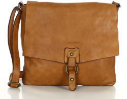 Marco Mazzini Handmade MARCO MAZZINI Bőr kézitáska vintage régi pelle | teve