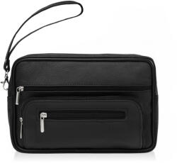 ABRUZZO Férfi bőr praktikus táska | fekete