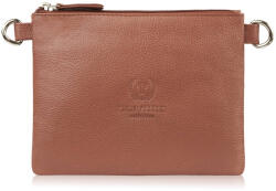 Paolo Peruzzi Női bőr válltáska kompakt | konyak