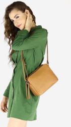 MAZZINI MARCO MAZZINI Bőr crossbody táska | teve