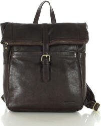 Marco Mazzini Női bőr notebook hátizsák | sötétbarna