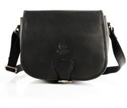 Paolo Peruzzi Bőr válltáska | fekete