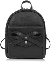 Paolo Peruzzi Női bőr hátizsák masnival T-71-BL | fekete