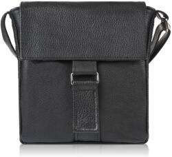 ABRUZZO Női bőr válltáska klasszikus ABR-34 | fekete