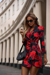 MOE Mintás rövid overál 797 | színes