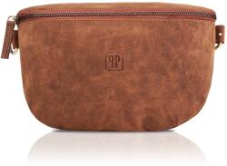 Paolo Peruzzi Bőr deréktáska VINTAGE | világos barna