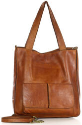 Marco Mazzini Handmade MARCO MAZZINI Női bőr shopper táska | barna camel
