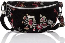 Paolo Peruzzi Női bőr deréktáska | fekete