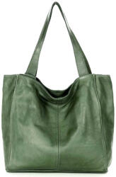 Marco Mazzini Handmade MARCO MAZZINI Bőr shopper táska | zöld