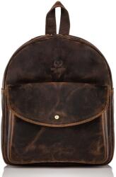 Paolo Peruzzi Női vintage bőr hátizsák | Barna