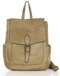 Marco Mazzini Bőr női hátizsák | bézs cappuccino