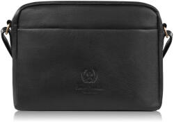 Paolo Peruzzi Női bőr válltáska arany kiegészítővel SI-38-BLZ | fekete