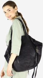 Marco Mazzini Handmade MARCO MAZZINI Női bőr shopper táska - It bag | fekete