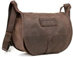 VOOC női bőr crossbody kézitáska | fekete
