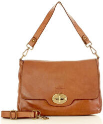 Marco Mazzini Handmade MARCO MAZZINI Bőr válltáska | mandulabarna