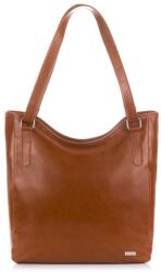 Paolo Peruzzi Nagy bőr válltáska | Barna