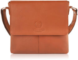 Paolo Peruzzi Női bőr kézitáska E-28-CG | konyak