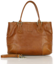 MAZZINI MARCO MAZZINI Klasszikus bőr kézitáska | camel