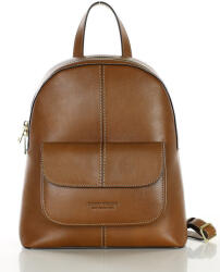 Marco Mazzini Elegáns női bőr hátizsák | Barna