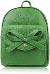 Paolo Peruzzi Női bőr hátizsák masnival | zöld