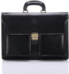 Paolo Peruzzi Férfi bőr aktatáska | fekete - top-brands - 52 292 Ft