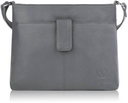 Paolo Peruzzi Női bőr válltáska E-27-GRE | zöld-szürke