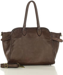 Marco Mazzini Olasz bőr kézitáska | sötétbarna