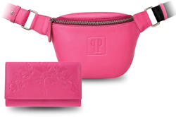 Paolo Peruzzi Női bőr deréktáska és pénztárca ZUP-105-PI | rózsaszín
