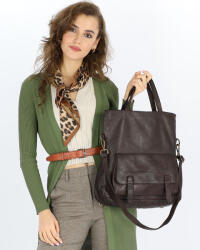 Marco Mazzini Handmade MARCO MAZZINI Bőr kézitáska és hátizsák első zsebbel | kávézó