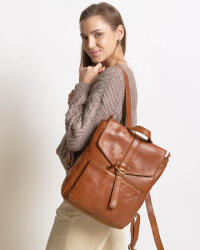 Marco Mazzini Handmade MARCO MAZZINI Női bőr hátizsák A4 | barna whisky