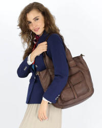 Marco Mazzini Városi bőr kézitáska | csokoládé