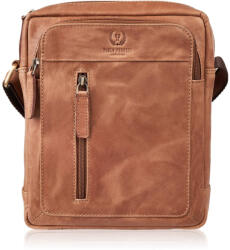 Paolo Peruzzi Férfi bőr válltáska vintage AY-04-HCG | konyak