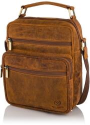 Paolo Peruzzi férfi bőr válltáska Vintage | Barna