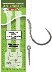 Haldorádó Haldorádó SpéciMethod Rig5 Mono 7 mm / 12 barbless előkötött horog (HD24818)
