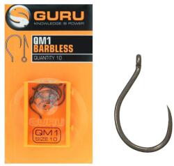 Guru QM1 horog 10 (Barbless/Eyed) (GQ10)