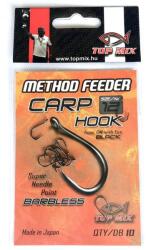 Top Mix Method Feeder Carp Hook horog Barbless #14 (TM836)