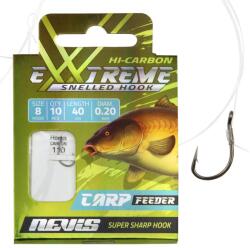 Nevis Előkötött horog feeder 10db/cs. 12-es