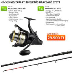 Nevis Parti nyeletős harcsázó szett 1550-300+ 2527-480 (KB-589)